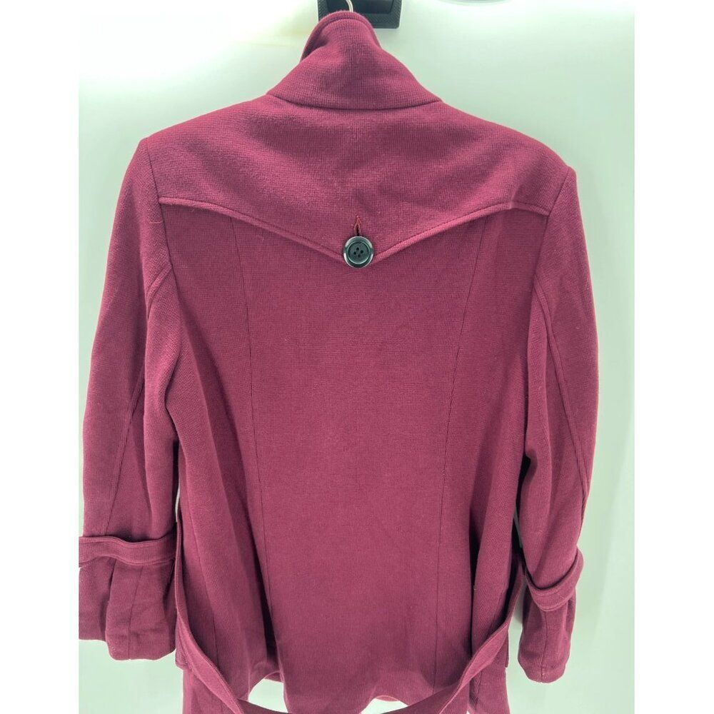 INC International Concepts Womens Pea Coat Jacket Double Breasted Size OX Purple - Picture 7 of 7